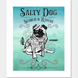 Salty Search and Rescue Posters and Art